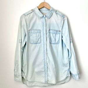 Light Blue Chambray Michael Kors